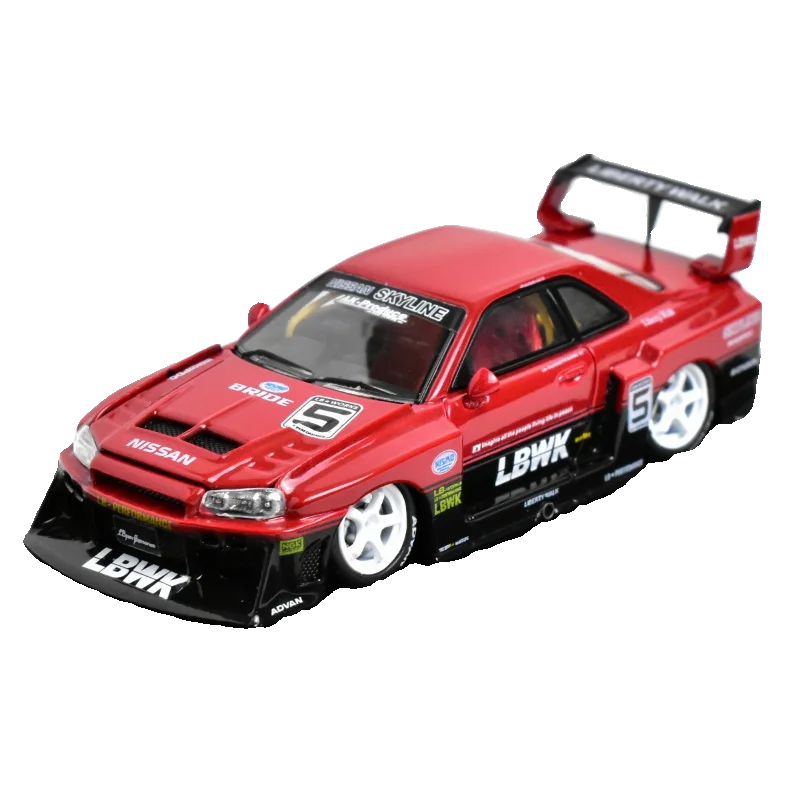 Street Weapon SW 1:64 GTR ER34 Diecast Model Car