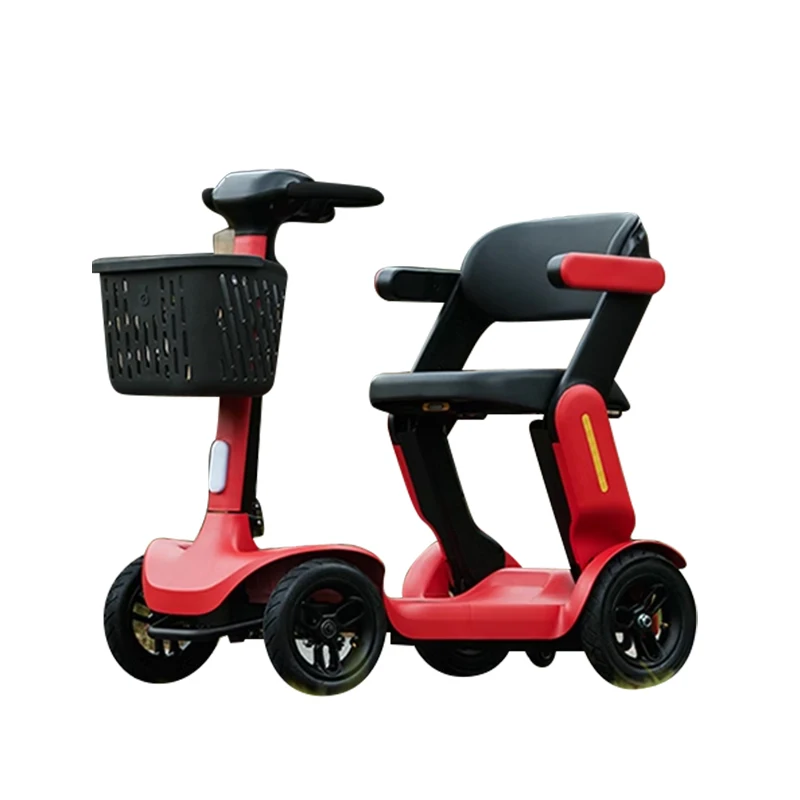 The elderly electric shopping cart 10 inch large inflatable wheel electric scooter with automatic hold function