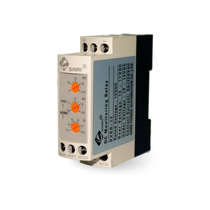 DC Voltage Controlled Relay 12V 24V 36V 48V High Low Voltage Monitor Control Relay