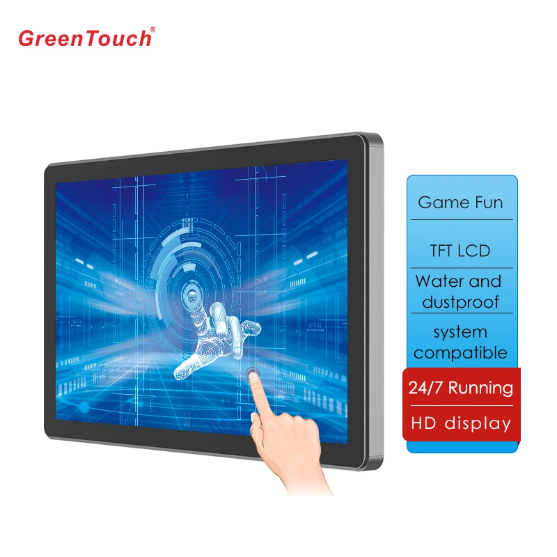 동전으로 작동하는 게임용 22인치 3M 터치스크린 모니터