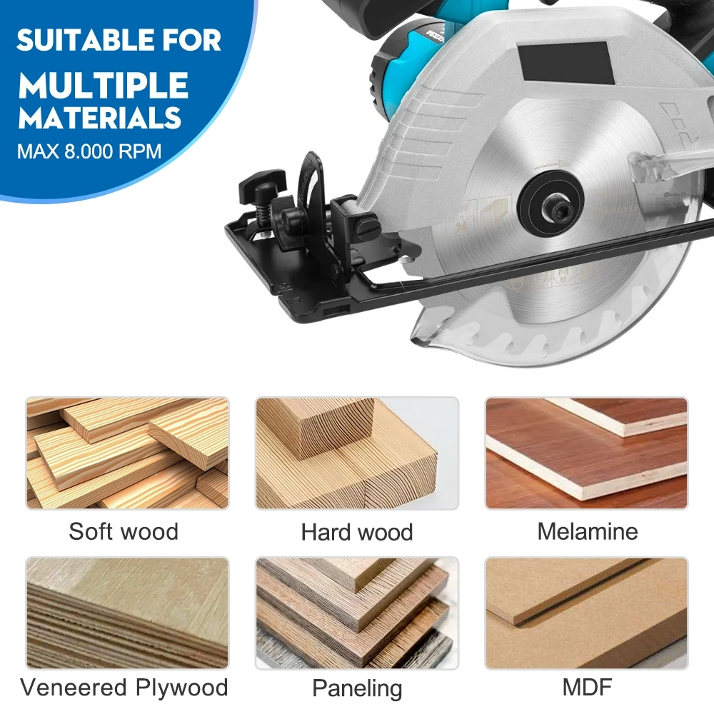 XCAN Carbide Circular Saw Blade 5pcs 85mm Diameter 24/30/36Teeth Mini TCT Cutting Disc Wood Saw Cutter Blade Woodworking Tool