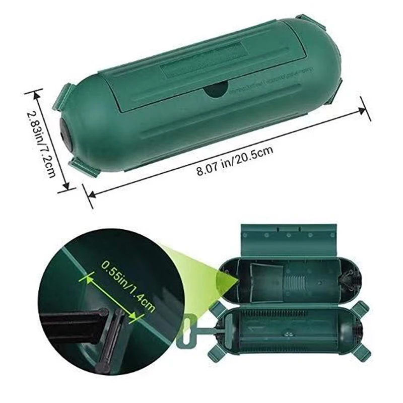1PC Electrical Extension Cord Cable Safety Junction Box Protector Outdoor Safety Seal Weatherproof Connector Box