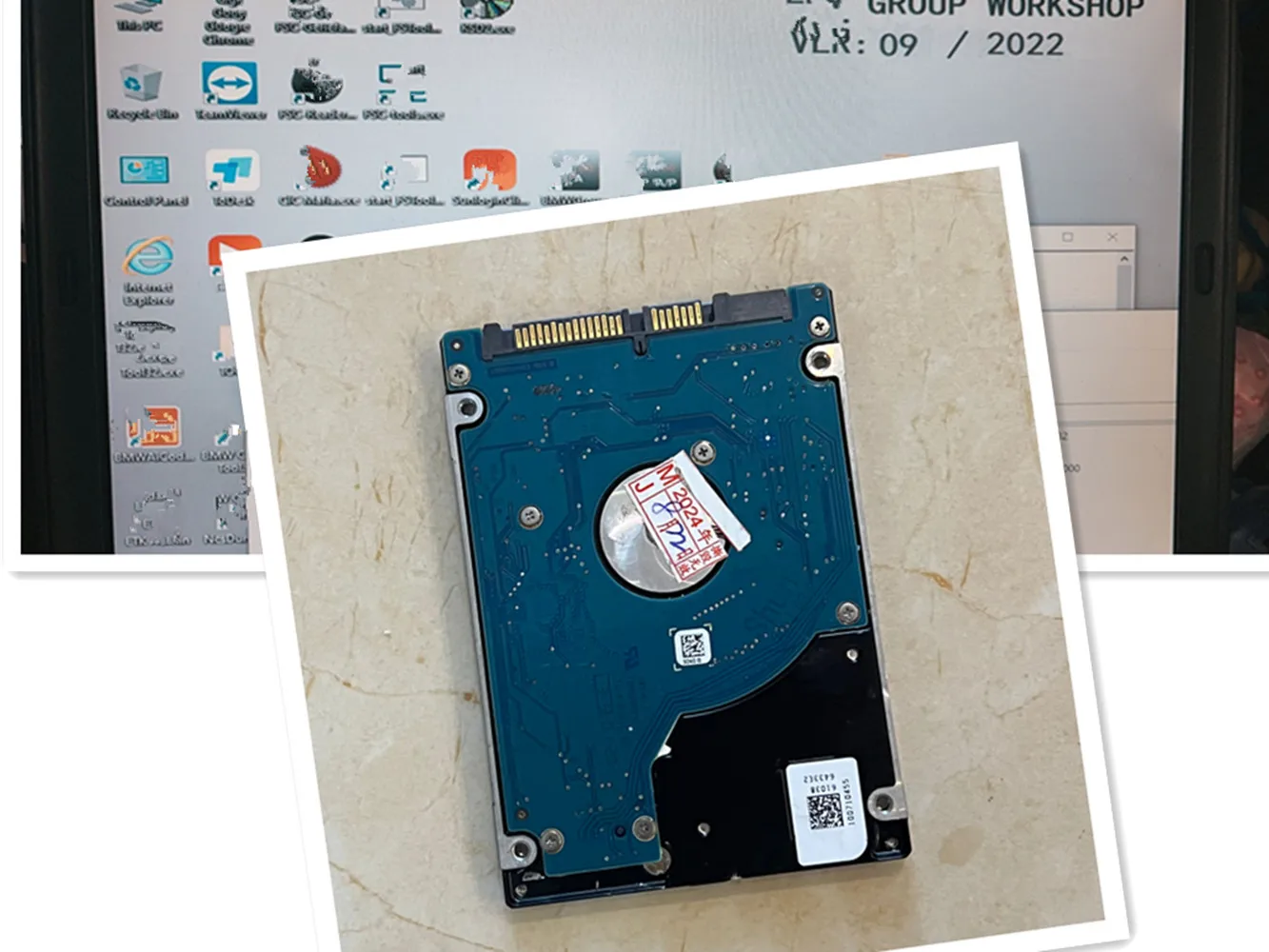 D 4.36.30+P 3.70 متعدد اللغات لسيارة BMW ICOM Software Expert Mode 500GB HDD Win10