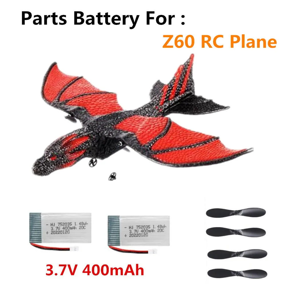 

Аккумулятор Z60 RC Plane 3,7 в 400 мАч для запасных частей Z60