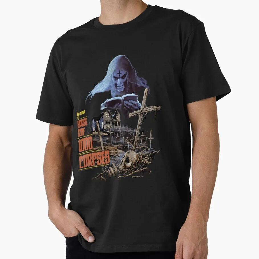 Retro Devil Horror Movie 1216 House of 1000 corpses Rob zombie Gift t shirt Killer Clown Horror  Clothes All size Tops S-6XL