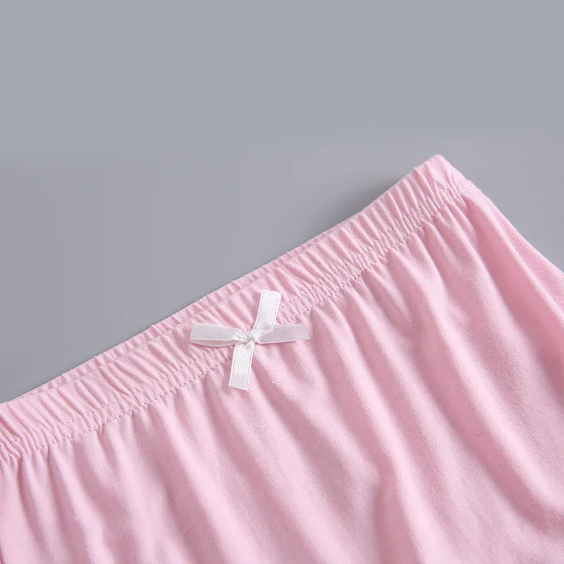 Girls Breathable Modal Thin Lace Safety Shorts Solid Color Summer Underpants Multiple Colors Available for Comfortable Wear