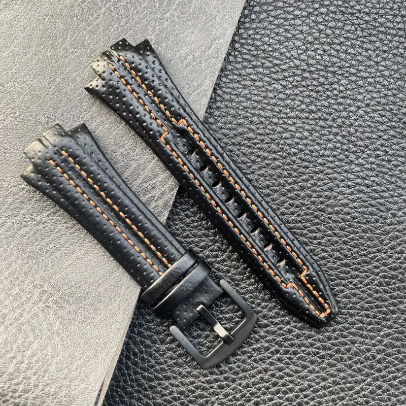 Ремешок из натуральной кожи для часов SEIKO Watch Band SNL029P2 021P1 SNA595P2 SNL017P1, браслет на запястье 27 мм 15 мм для мужчин и женщин
