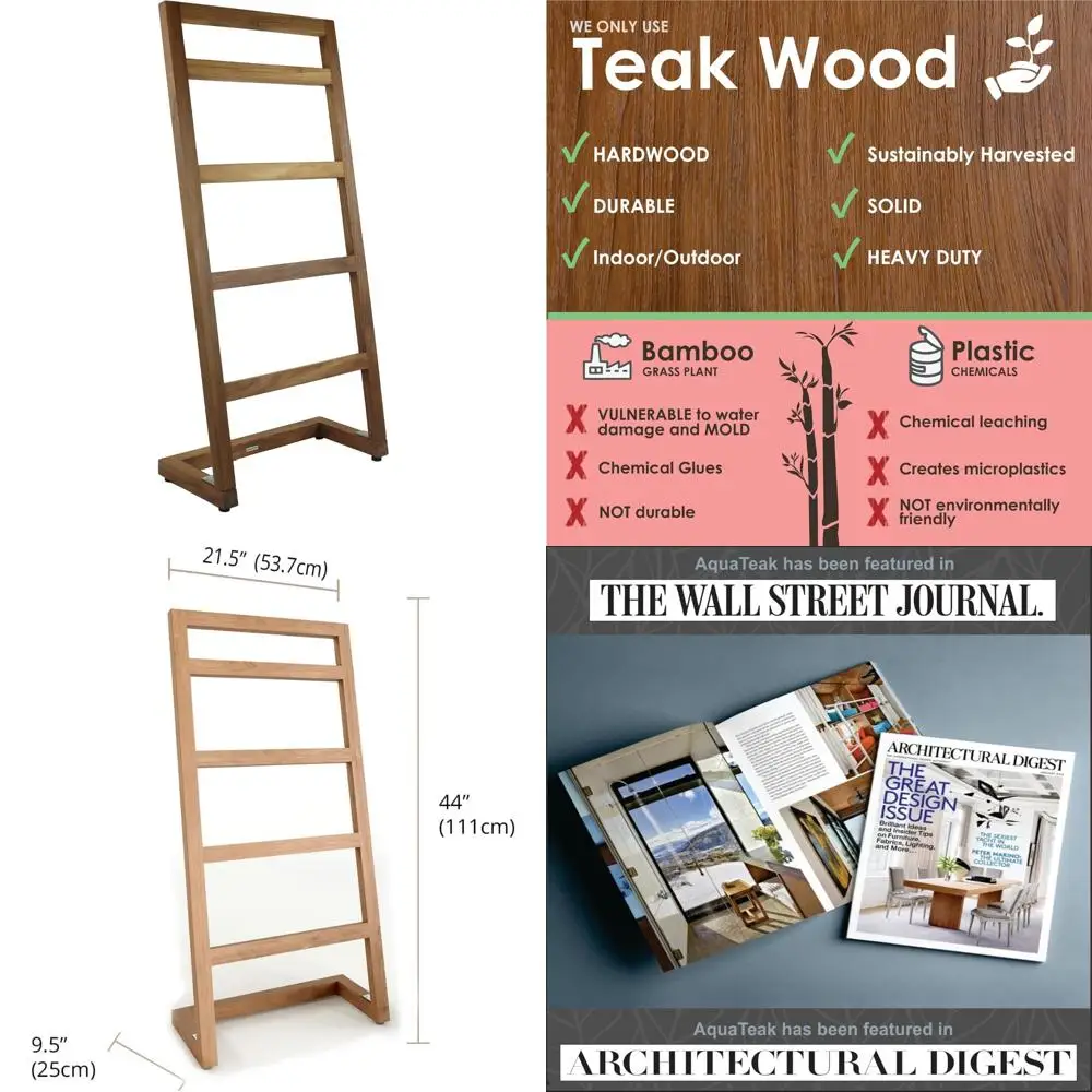 

AquaTeak's Innovative Sula-Style Teak Towel Holder
