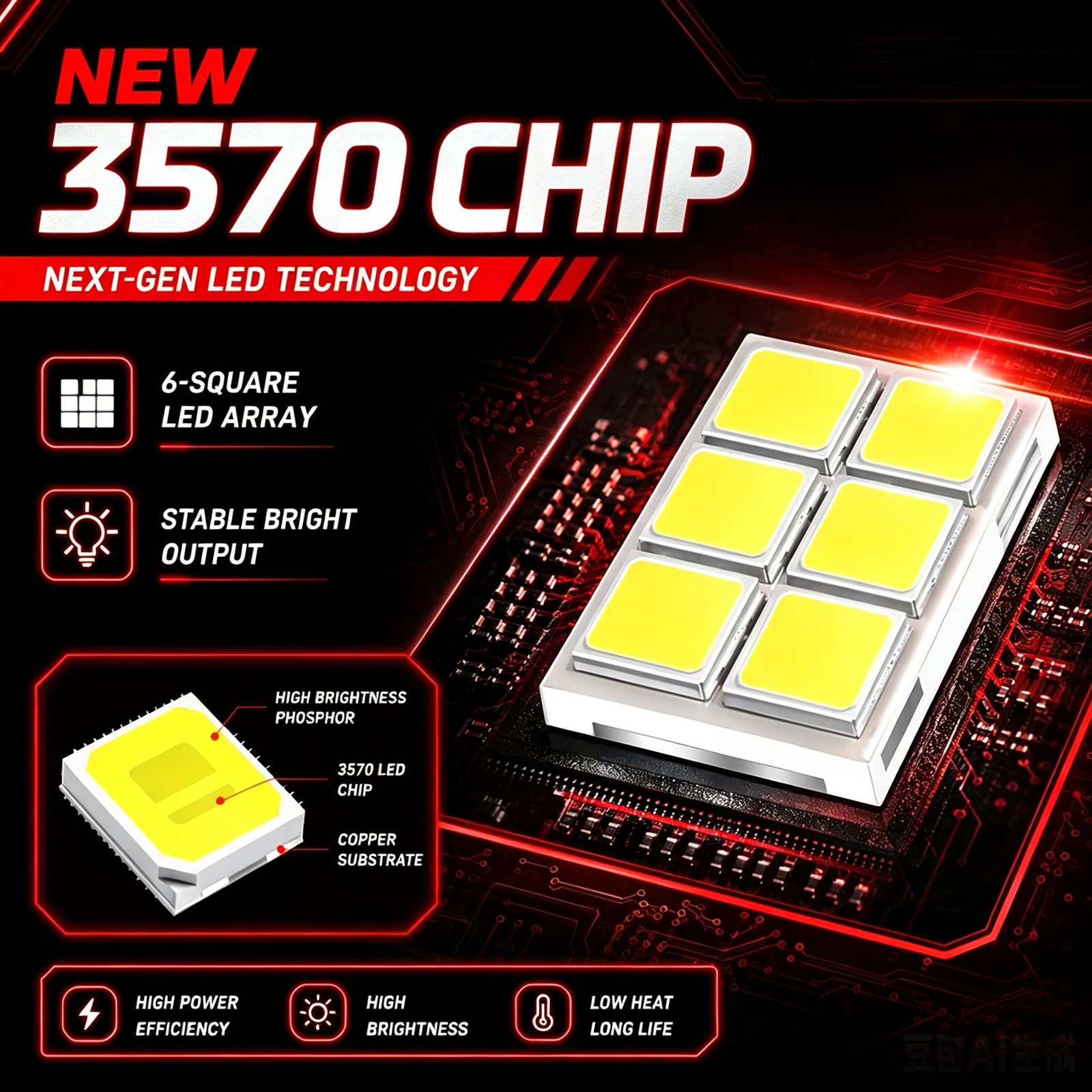 Bullvision 1/2PC High Power Motorcycle LED H4 9003 With Lens White Yellow Explorer Spotlight Work Light ATV Scooter Accessories