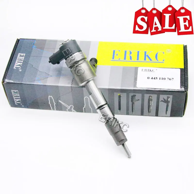 

ERIKC 0445110767 Original Top Quality Fuel Injector 0 445 110 767 Genuine Common Rail Injector Assembly 0445 110 767 for Bosch