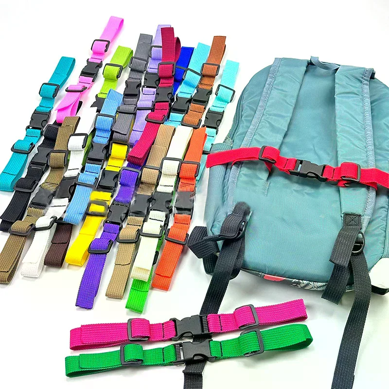 /HTF/New Durable Non-slip Backpack Chest Bag Strap Harness Adjustable Shoulder Outdoor Camping Tactical Bags Straps Accessories