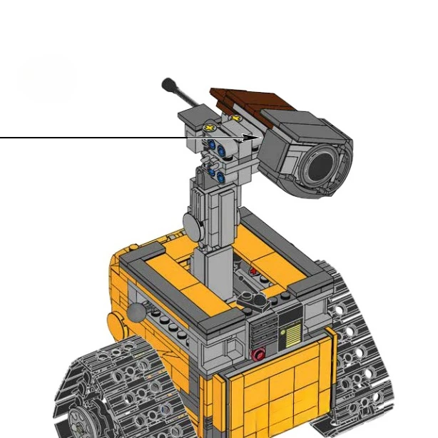 Wall-E Classic Movie Model Building Blocks Sets Compatible With Legoed Particles Suitable For Christmas Gifts 21303