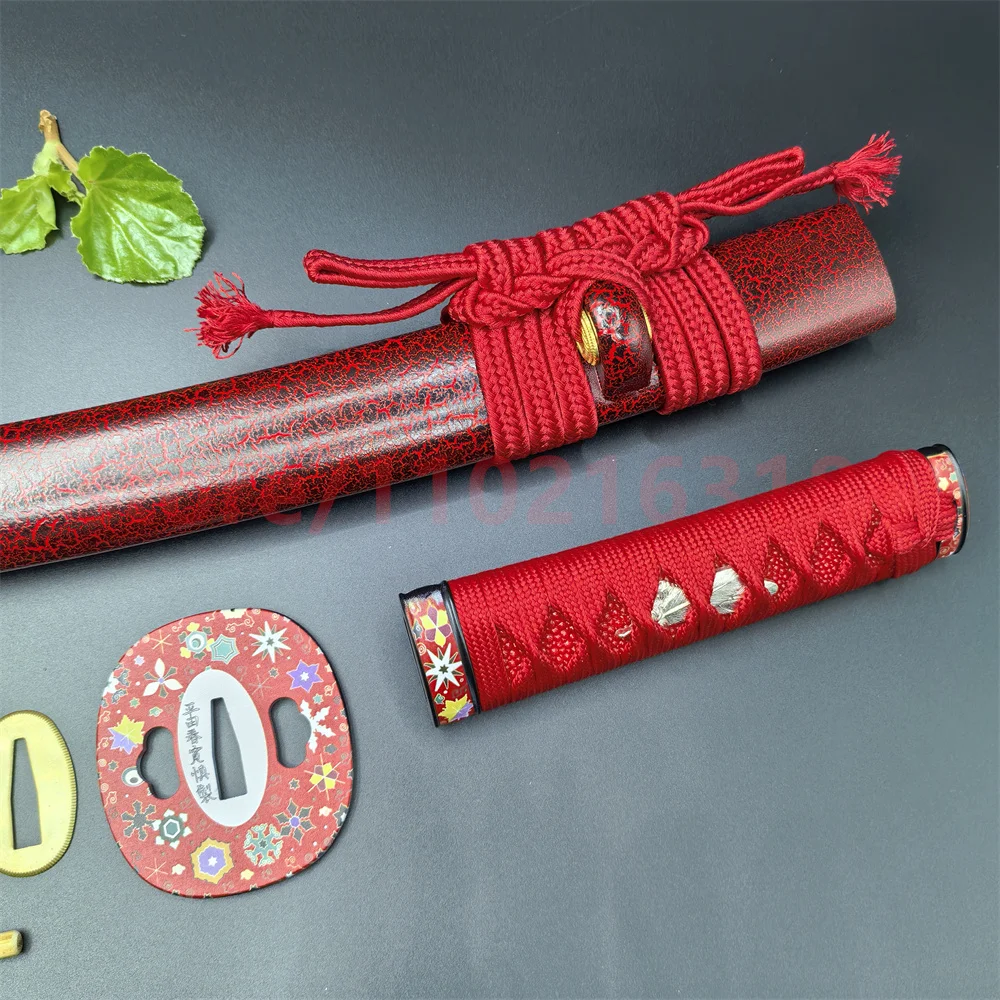 manche-tsuka-en-acier-inoxydable-protege-mains-en-cuivre-habaki-seppa-gaine-en-bois-dur-pour-veritable-raccords-d'epee-de-samourai-japonais-katana