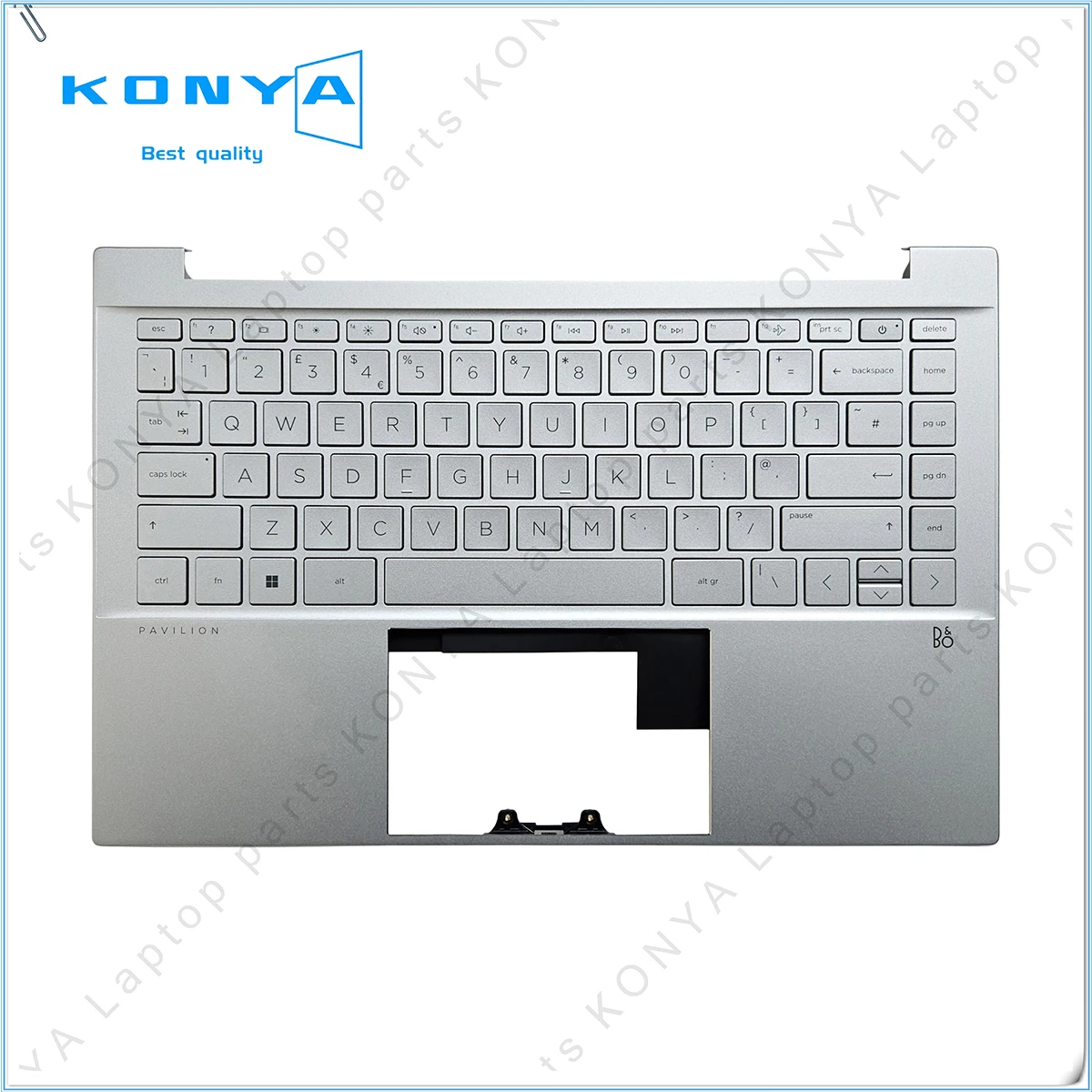 

New Original For HP Pavilion 14-DV 14-EC TPN-Q244 Q262 Series Laptop Palmrest Upper Case Cover With UK Keyboard No Backlit Kit