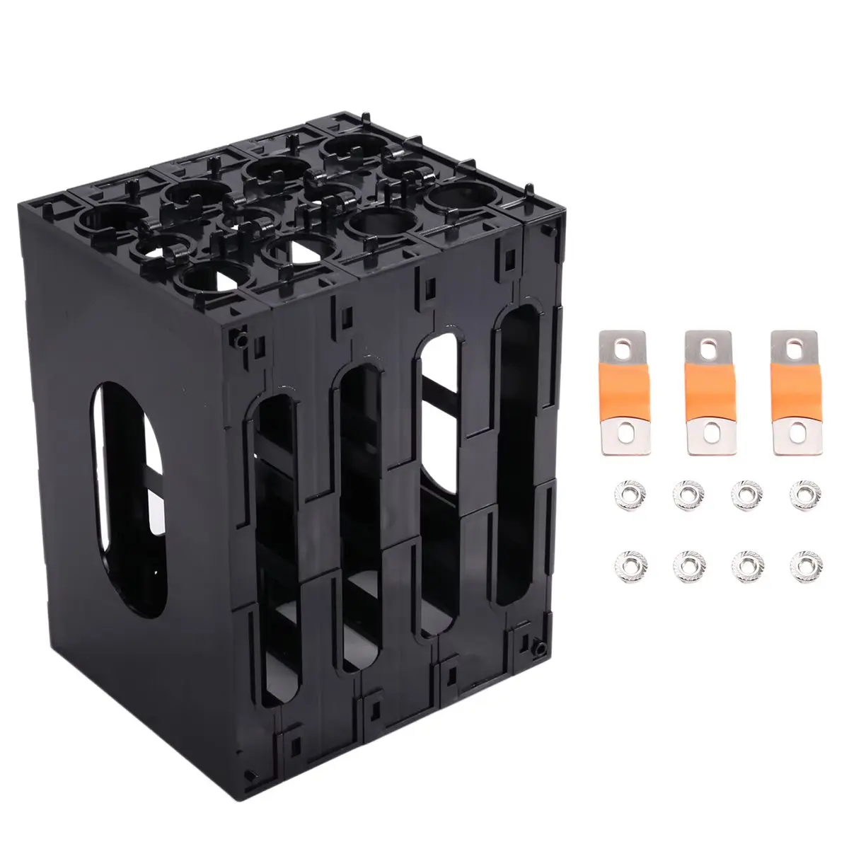 B21B 4S 12V Battery Frame for CATL EVE 90Ah 105Ah Lifepo4 Battery Cell Plastic Bracket with Latches