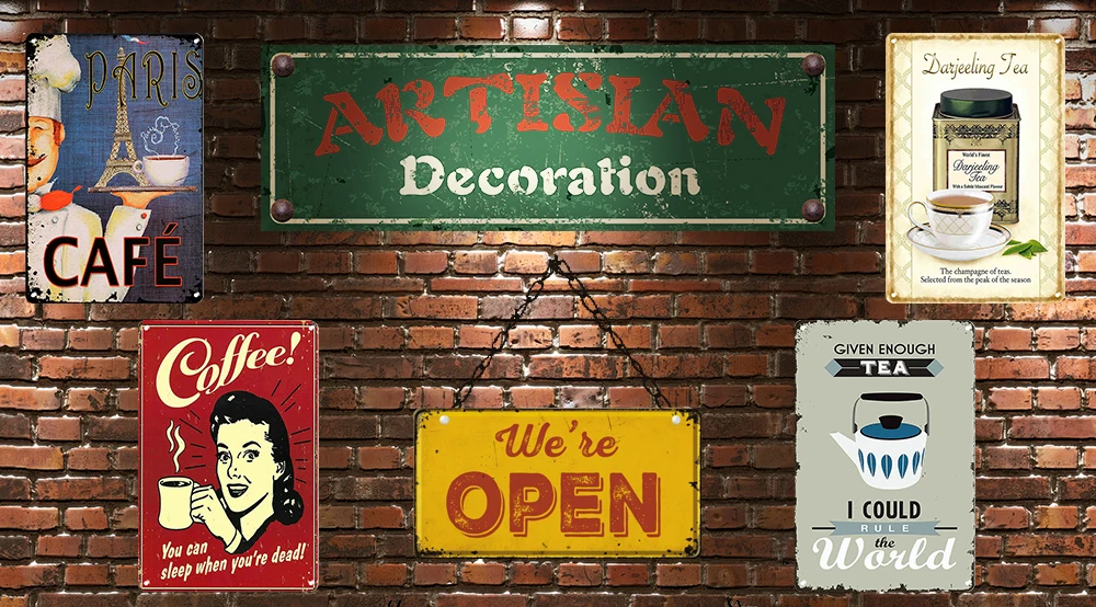 Retro Metalen Filmposter Vintage Tin Borden Plaat Poster Cinema Muur Woondecoratie Shabby Chic Blik Posters 20x30cm kopen vanaf een prijs van 13
