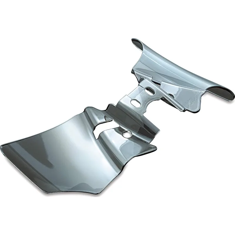

Kuryakyn 1317 Motorcycle Accessory: Heat Deflector Saddle Shields for 1999-2017 -Davidson Dyna Motorcycles, Reflective Smo