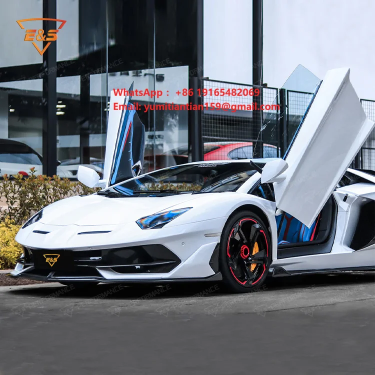 Best-Selling Bodykit for Lamborghini Aventador LP700 LP720 LP750 Convertible Wet Carbon Fiber Car Bumper Spoiler Side Skirts