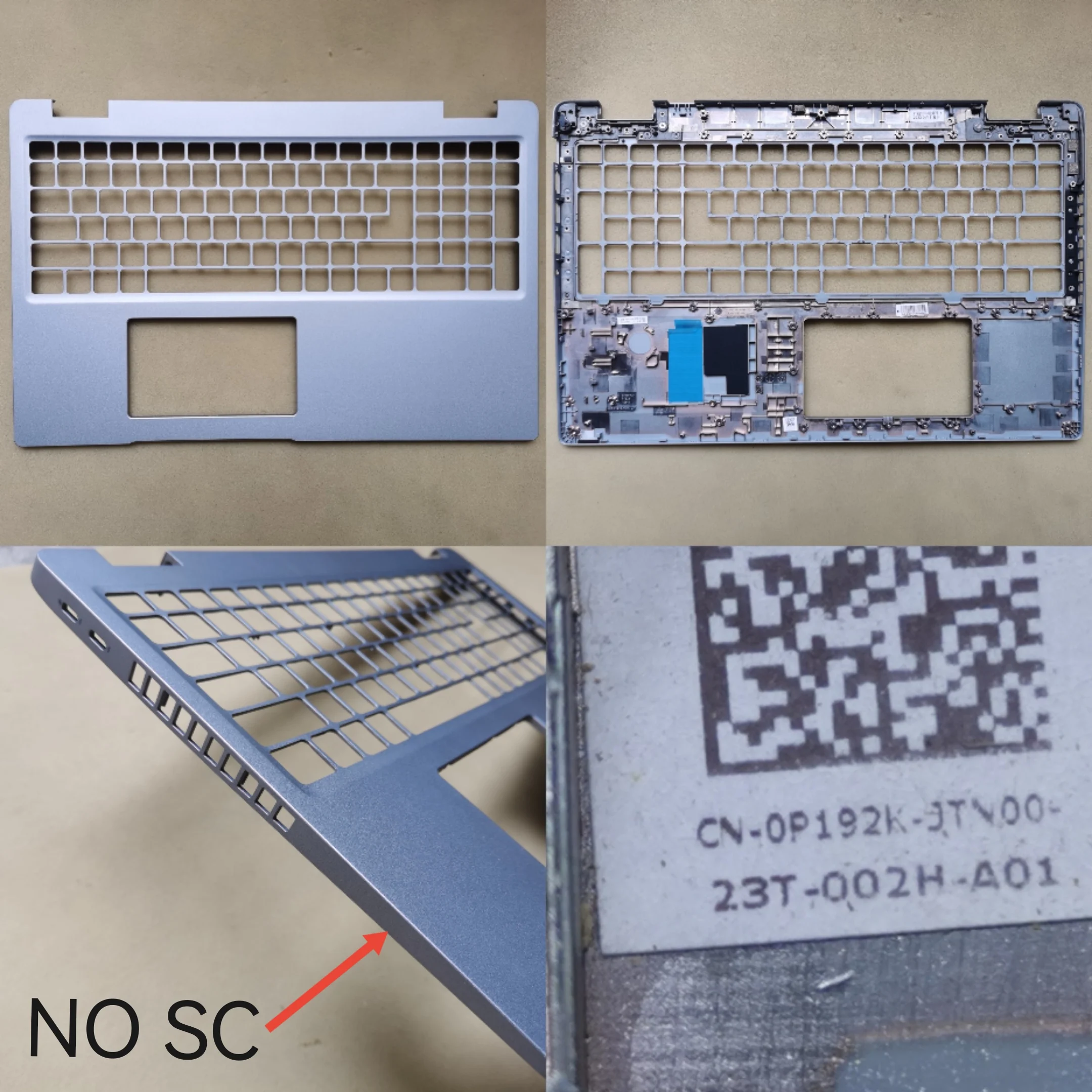 

New laptop upper case cover palmrest for Latitude 5521 E5521 Precision 3561 0P192K/01V6HD