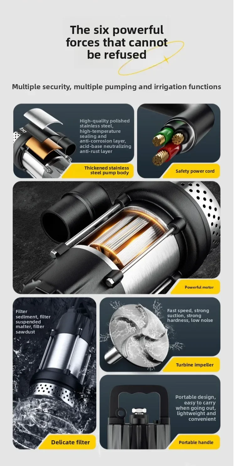 Household 12v24 volt general electric battery car special pump small