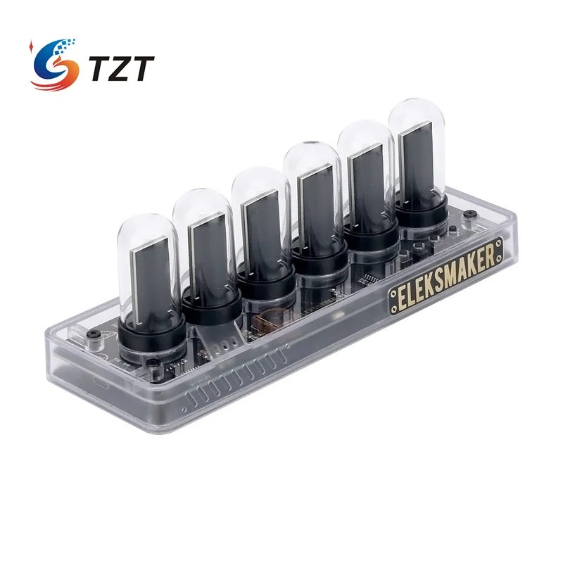 TZT Eleksmaker Elekstube IPS PR2 RGB Nixie Tube Clock с функцией Wi-Fi и Bluetooth для украшения рабочего стола