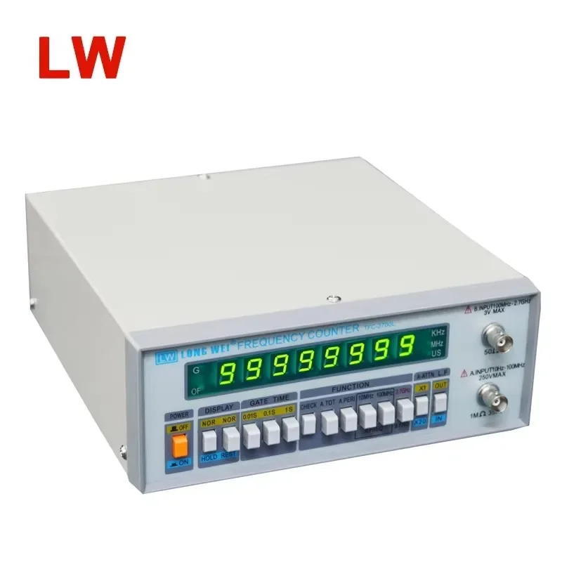 Longwei TFC2700L Hot Type 220v Frequency Meter 2.7GHz Frequency Counter Power Supply