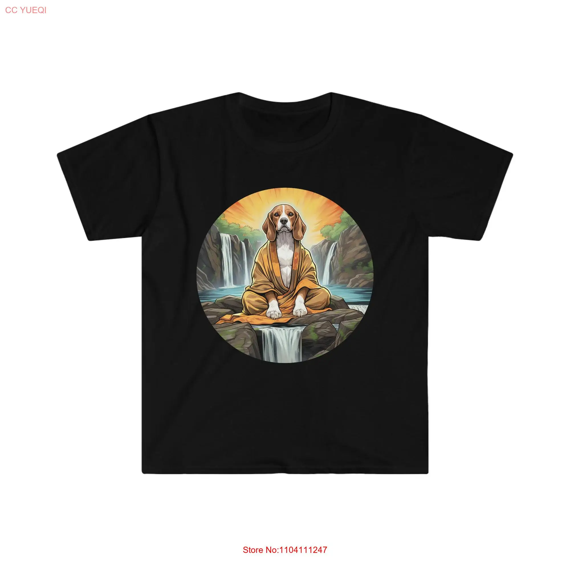 Beagle Dog Zen Garden T Shirt Perfect Meditation for Lovers long or short sleeves