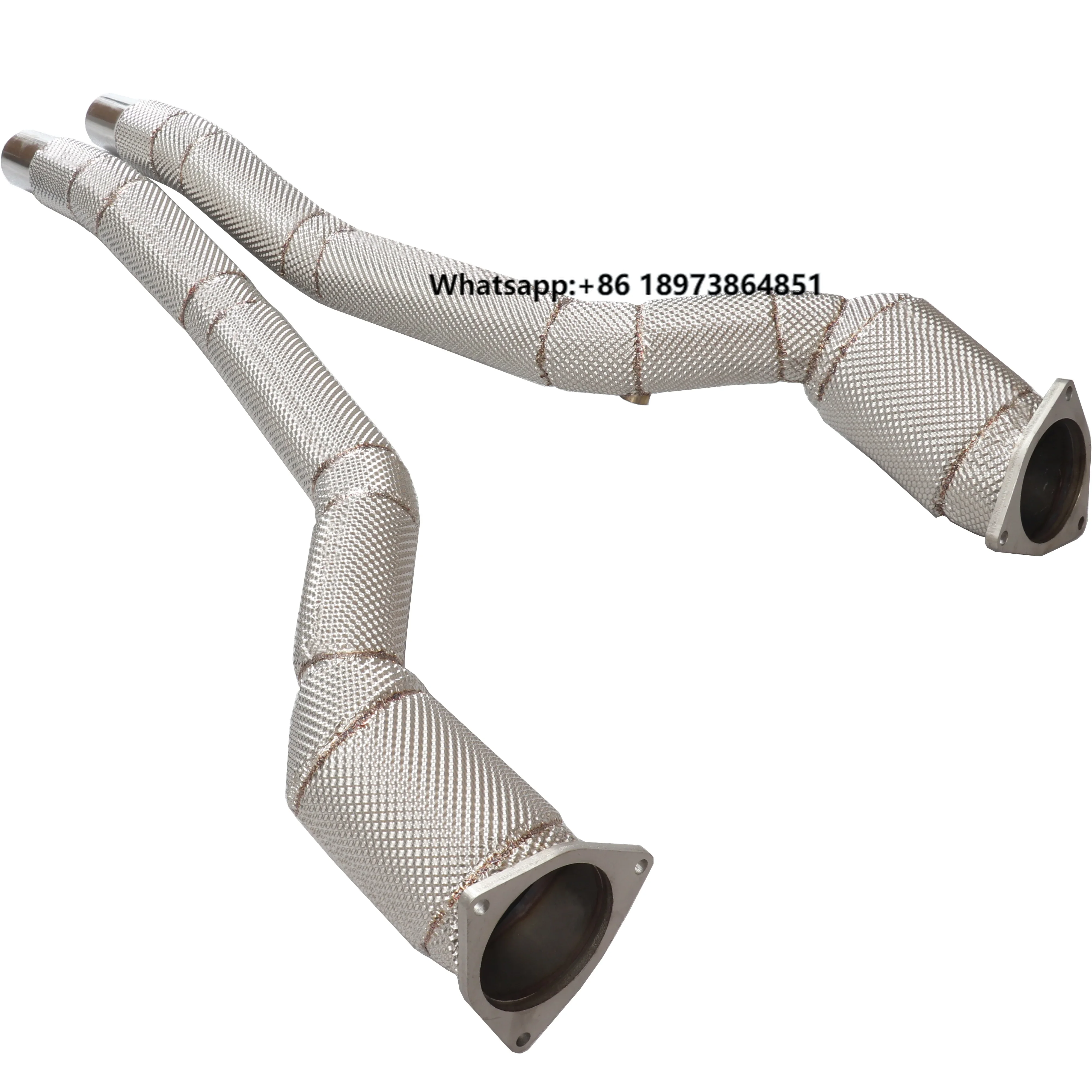 

Downpipe for Ferrari F12/FF/812 V12 High Flow Sport Cat Downpipes Exhaust X-pipe