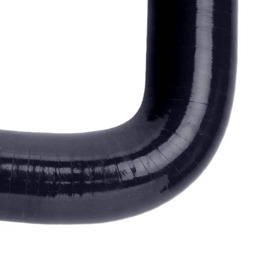 Tubo Turbo acoplador de manguera de refrigerante calentador de codo de silicona negro de 90 grados 5/8 "16mm