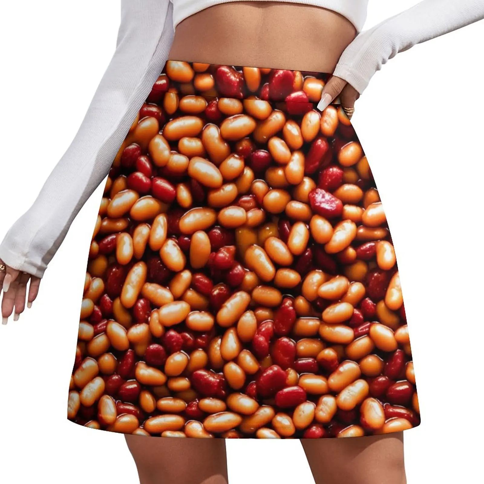 

Baked Bean Madness Mini Skirt Women clothing Dresses summer clothes Mini Skirt