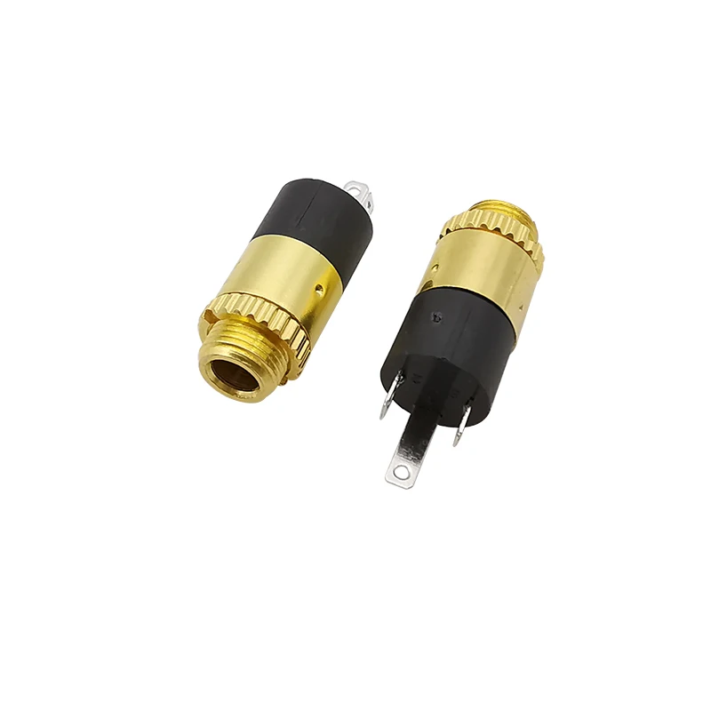 5/10Pcs PJ-392 3.5mm Stereo Female Socket Jack 3 Pin Audio Headphone Connector with Screw 3.5mm Audio Jacks Adapter Connectors