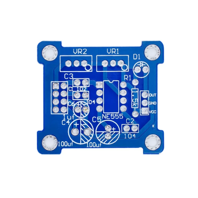 NE555 Pulse Generator Pulse Starter, Duty Cycle and Frequency Adjustable Module DIY Kit Square Wave Signal Oscillator