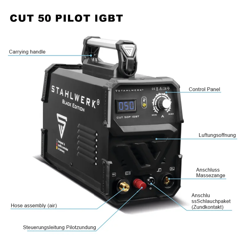 Wholesale Price for Dealers Plasma Cutter Welders Cut Welding Machine European Brand for STAHL WERK CUT50PIGBT