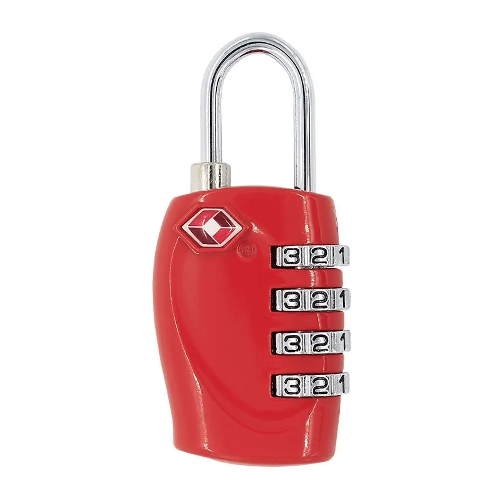 TSA330 Anti-Thef Luggage Padlock Smart Combination Lock TSA Customs Code Lock 4 Digit Password Lock