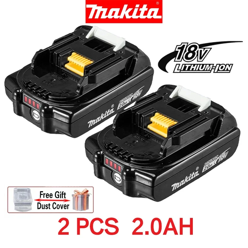 

2-Pack Original Makita 18V 2.0Ah Rechargeable Battery ,For Makita BL1830 BL1830B BL1840 BL1840B BL1850 BL1850B Power Too