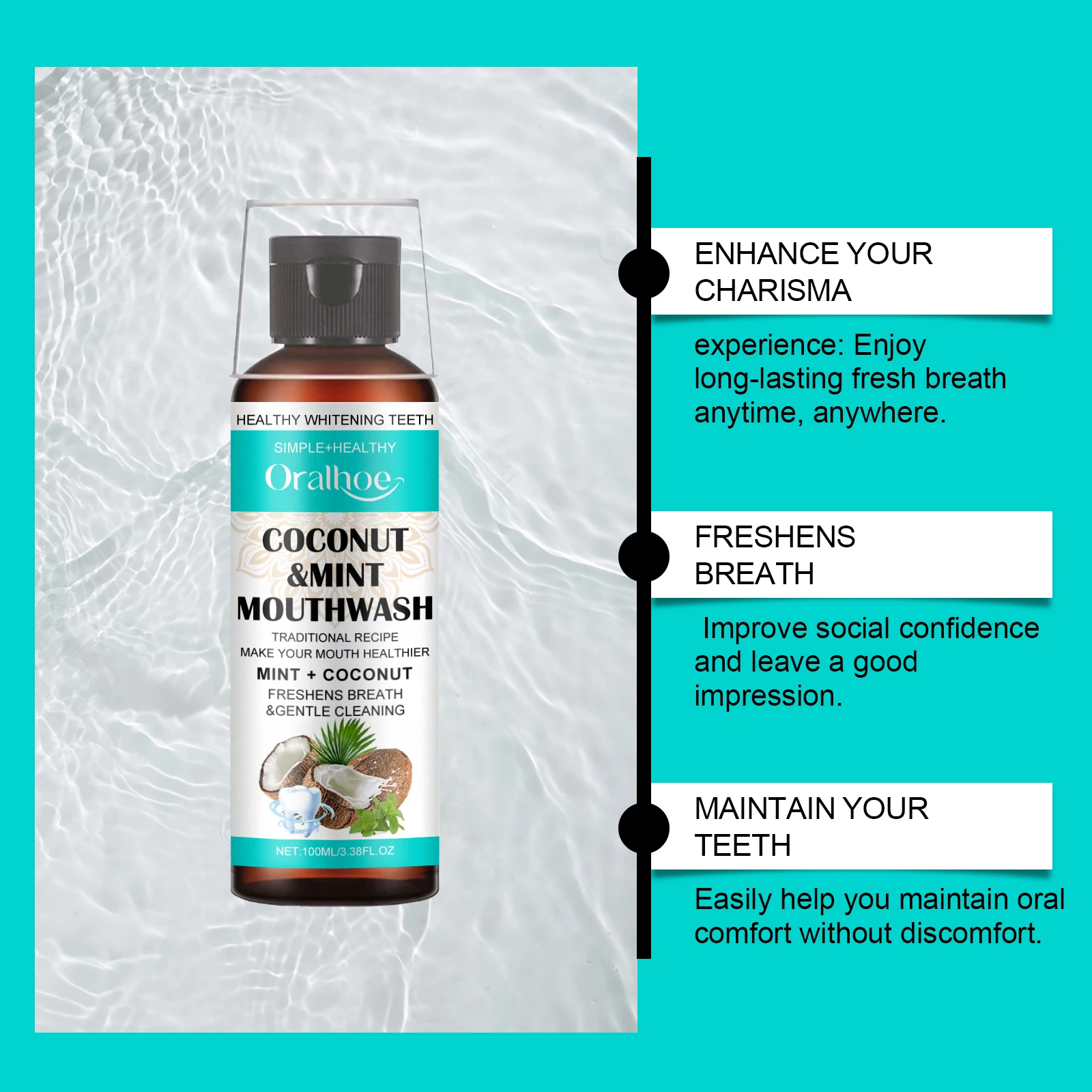 Oralhoe Coconut Mint Pulling O - đánh giá và giá Coconut Oil Pull