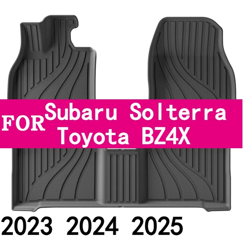 

Для Subaru Solterra для Toyota BZ4X 2023 2024 2025 TPE 3D автомобильные коврики грузовой вкладыш багажник/накладка на спинку водонепроницаемый черный