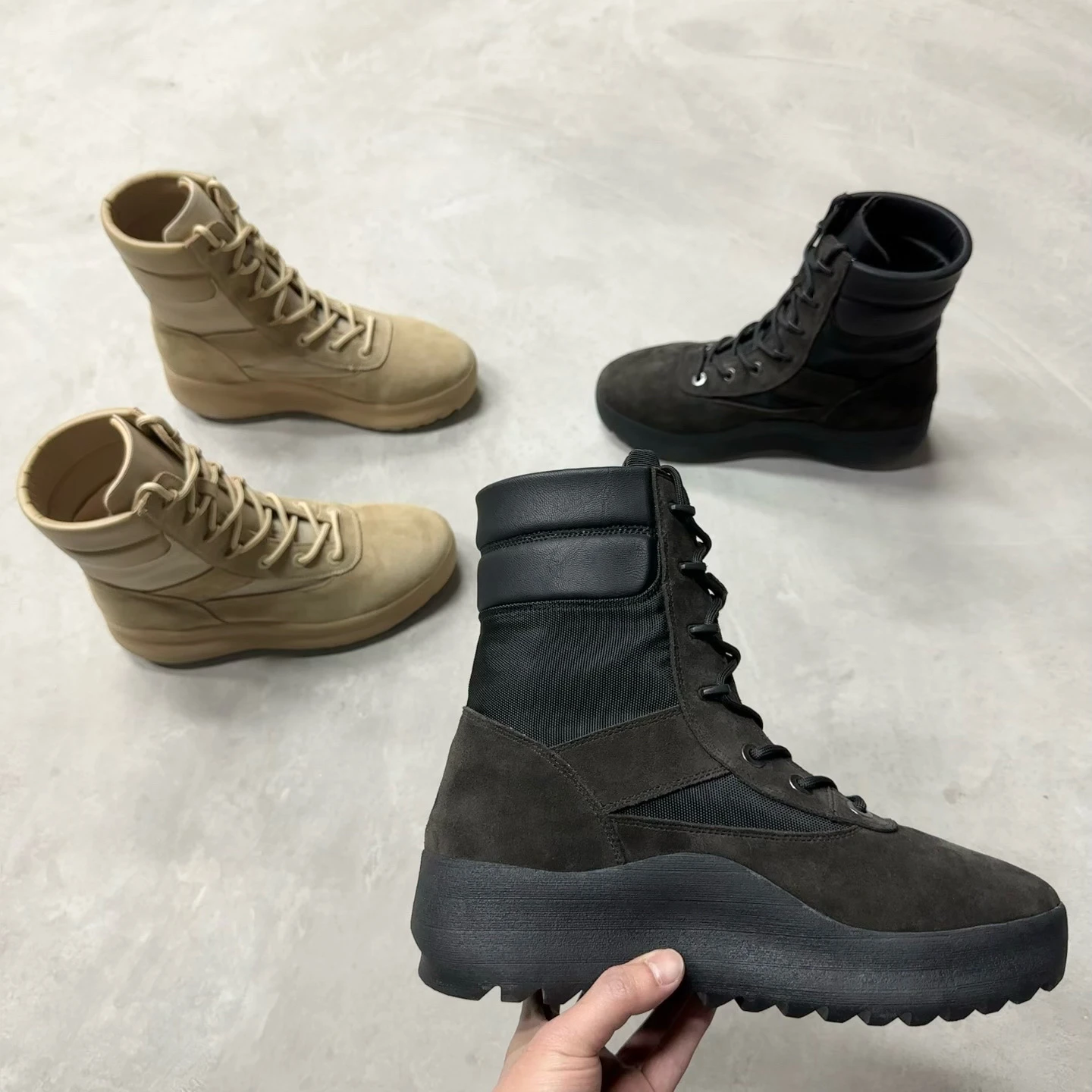 Stivali da nuova stagione High Street comodi e personalizzati personalizzati fatti a mano in pelle scamosciata di qualità