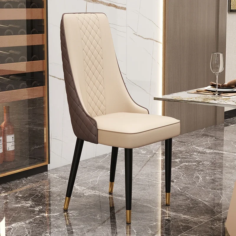 Modern Simple Dining Chair Restaurant Back Nordic Luxury Milk Tea Shop Hotel Coffee Shop Sillas De Comedor Home Furniture