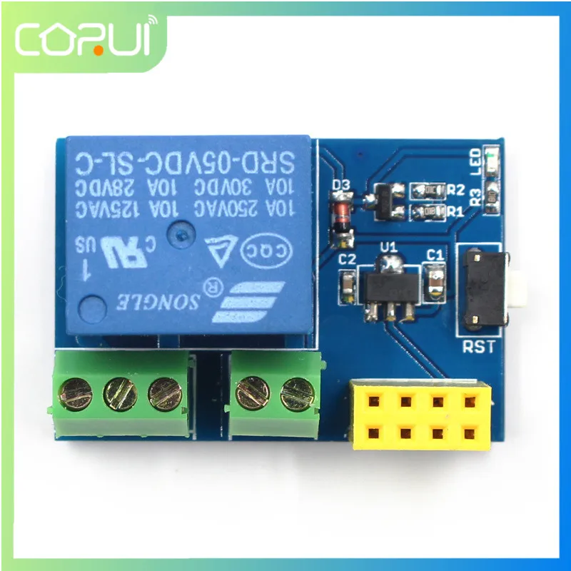 CORUI WiFi Relay Module ESP8266 ESP-01S WiFi Relay DIY Smart Switch Smart Socket Control Switch APP Smart Home IOT