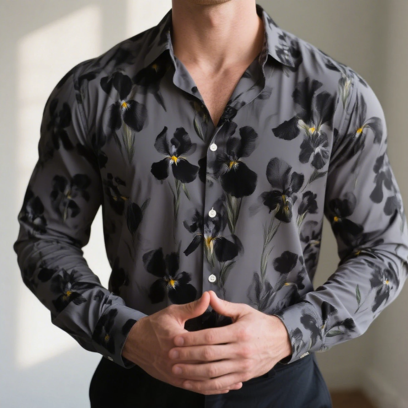

2025 Men Lucky Grass Lavender Sunflower Chrysanthemum 3D Print Hawaii Beach Casual Shirt Men Fashion Party Business Shirt Top