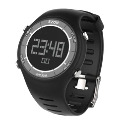 Men's Digital Sport Watch for Outdoor Running with Alarm Clock Stopwatch and Countdown Timer 50M Waterproof EZON L008