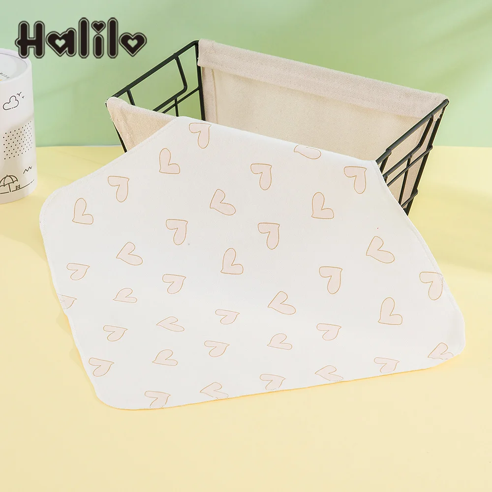 

Halilo 4 Pieces Cotton Newborn Baby Towels Saliva Towel Nursing Towel Baby Boys Girl Washcloth Handkerchief