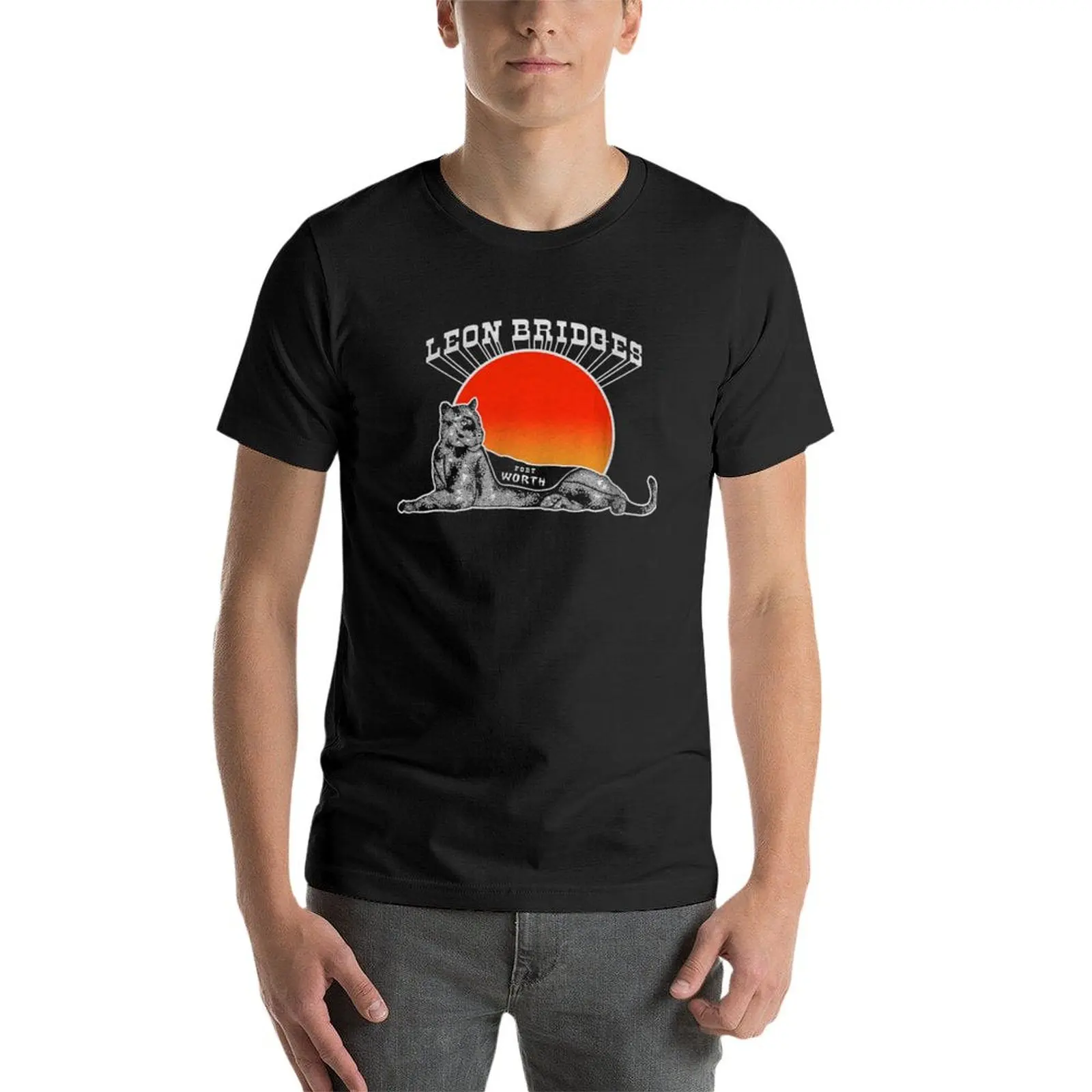 T-shirt de Leon Show Bridges para homem, boa turnê mundial, roupa branca anime, novo, 2020