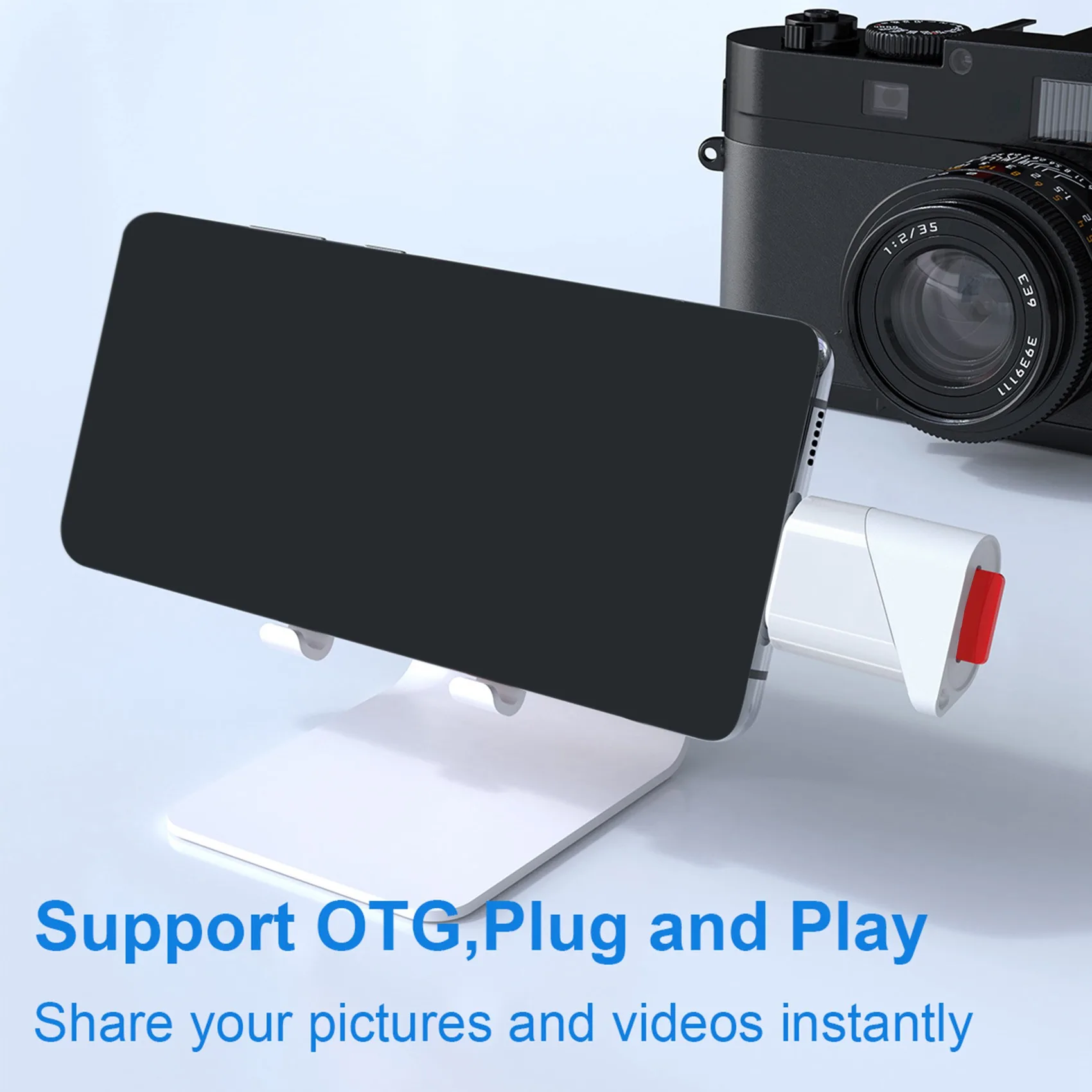 Type-C Card Reader TF/Micro-SD Card OTG Memory Transfer Card Reader