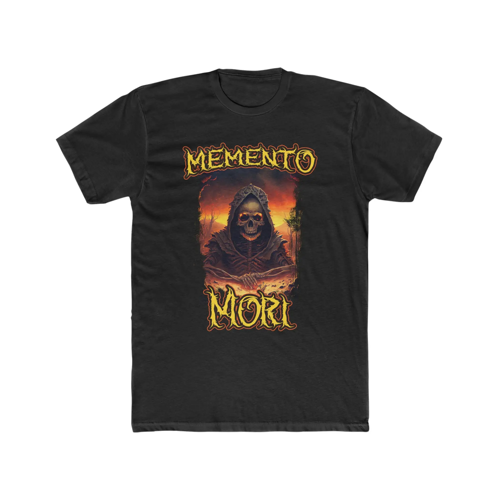 

Футболка Death Memento Mori Grim Reaper, мужская хлопковая футболка для экипажа