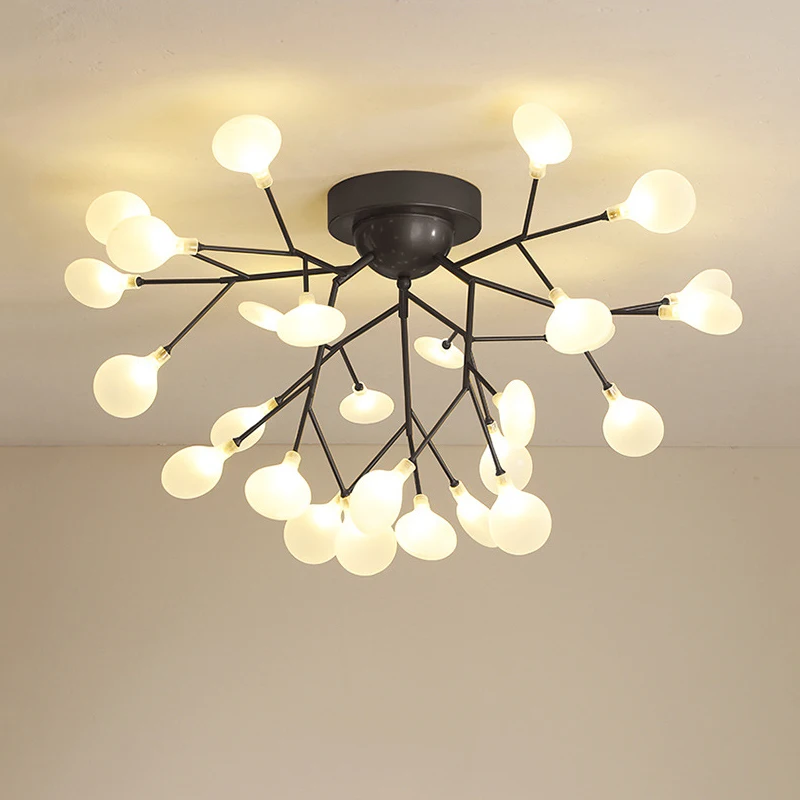 Firefly LED Lustres para Sala de Jantar Decoração, Lâmpada do teto, Lusture Pendurado Lâmpadas, Decoração para casa, G4