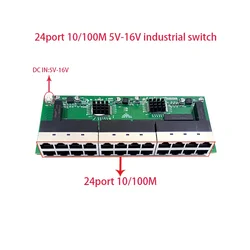 Original Factory Supply 24 Ports Industrial Ethernet Switches 10/100Mbps RJ45 Network Switch