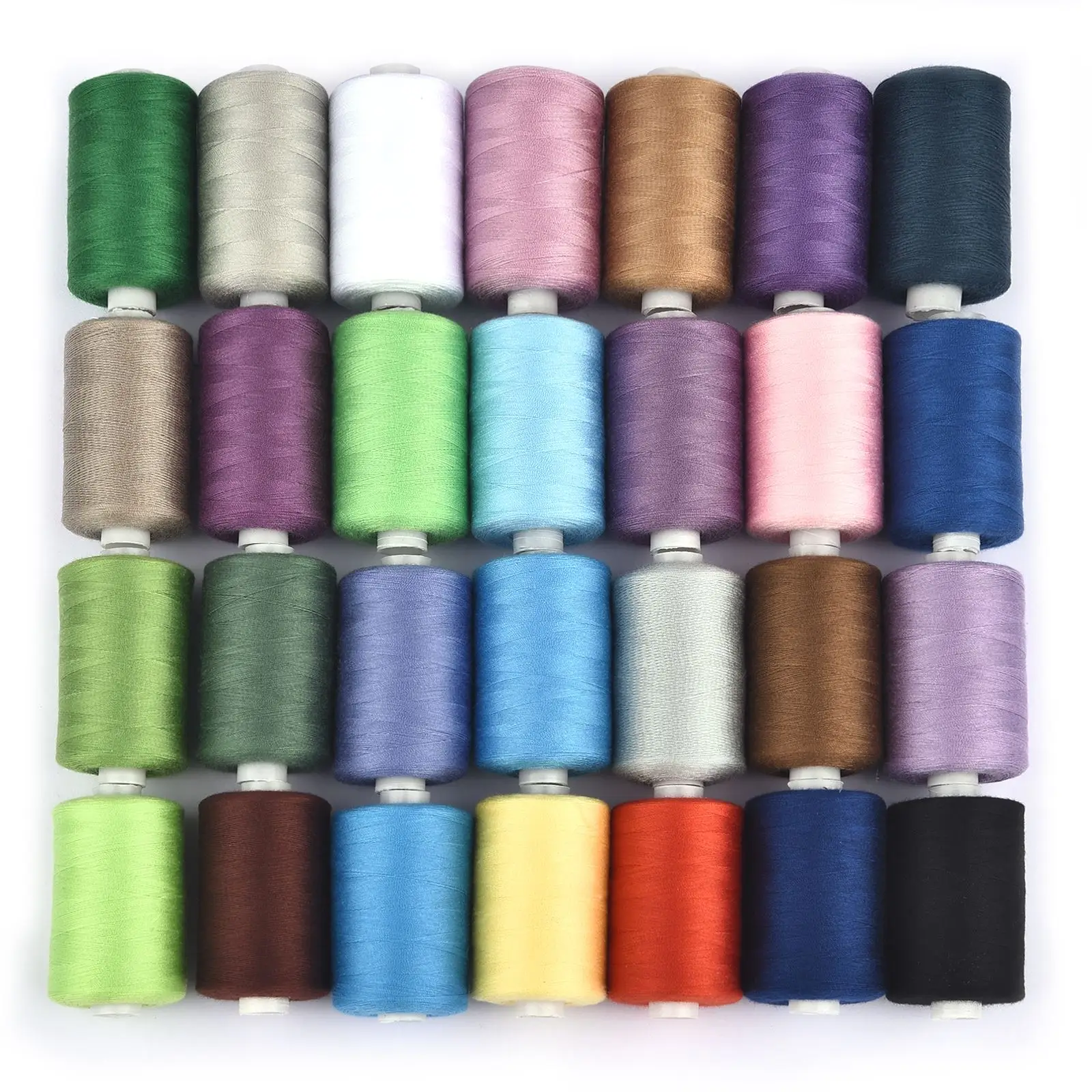 402 Sewing Thread 100% Polyester Single Roll Of 1000 Yards Household Sewing Machine Line Hand-Stitched Clothes Wire