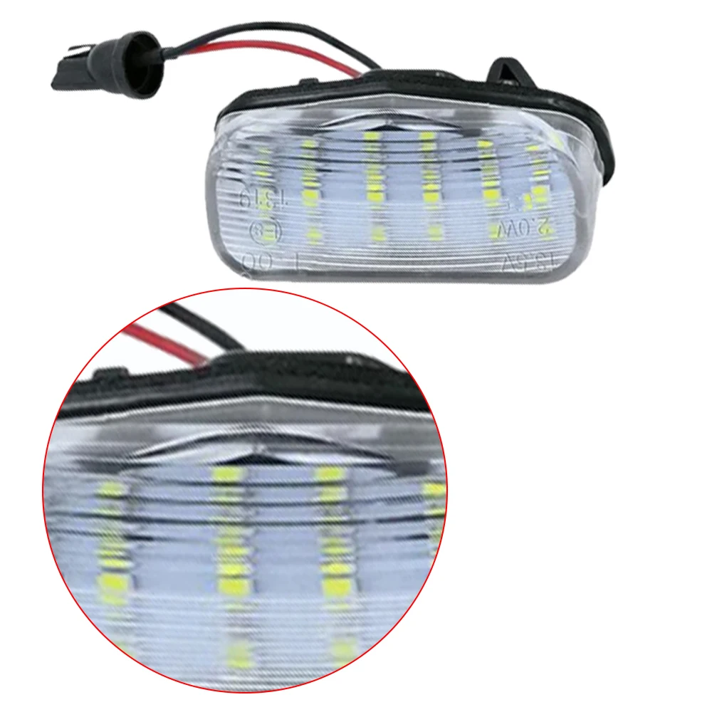 12 فولت 2 قطعة LED رقم الترخيص مصباح لهوندا X-RV XRV 2015 زينون أبيض اللون ABS اكسسوارات السيارات